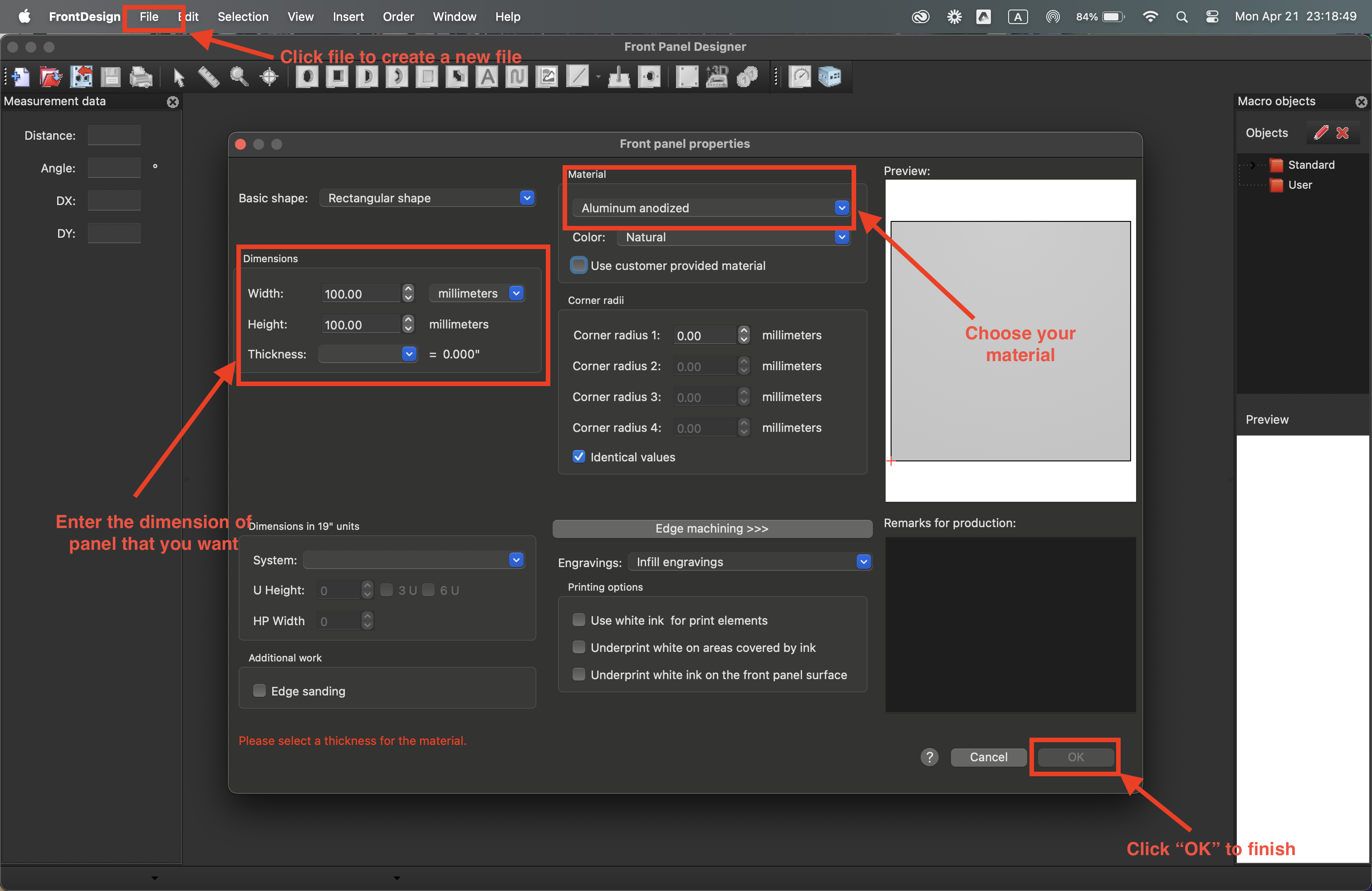 Panel Design Instructions 1